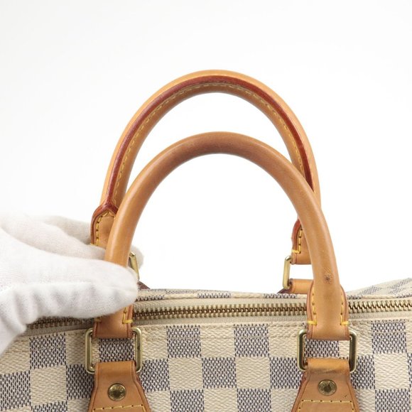 Speedy 25 Damier Azur Satchel Bag - Picture 7 of 12